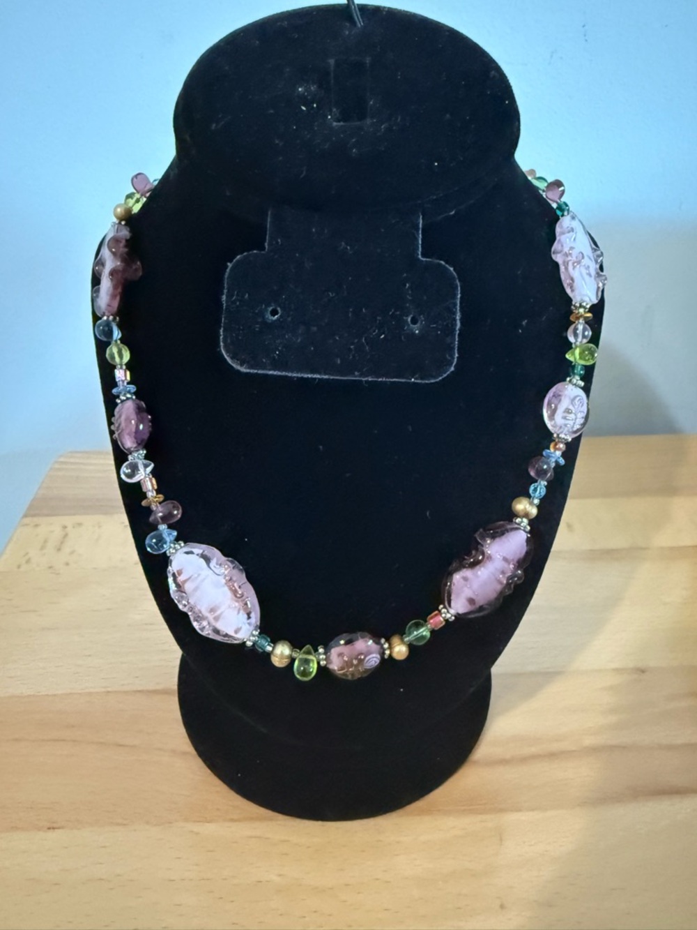 Vintage Glass bead necklace